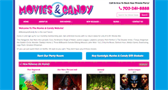 Desktop Screenshot of moviesandcandy.com